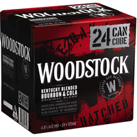 WOODSTOCK and COLA 4.8% 24 x 375ML CUBE  - Image 1