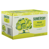 SOMERSBY PEAR 24 x 330ML STUBBIES - Image 1
