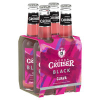 VODKA CRUISER BLACK 6.5% GUAVA 4 x 275ML STUBBIES - Image 1