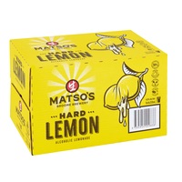 MATSOS HARD LEMON 24 x STUBBIES CARTON - Image 1