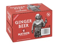 MATSOS GINGER BEER 24 x STUBBIES CARTON - Image 1