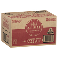4 PINES 5.1% PALE ALE 24 x 330ML STUBBIES CARTON - Image 1