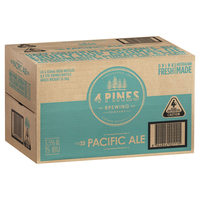 4 PINES PACIFIC ALE 24 x 330ML STUBBIES CARTON - Image 1