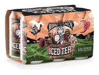 BROOKVALE UNION VODKA and PEACH ICED TEA 6 PACK 330ML CANS - Image 1