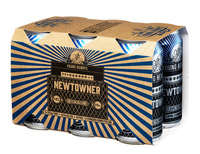 YOUNG HENRYS 4.8% NEW TOWNER LAGER 6 PACK x 375ML TINNIES - Image 1