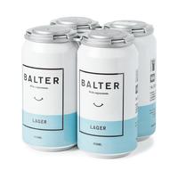 BALTER LAGER 4 PACK x 375ML CANS - Image 1
