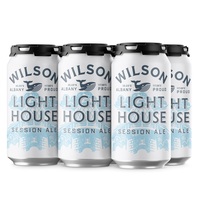 WILSON BREWING 3.5% LIGHT HOUSE SESSION ALE 6 PACK x CANS 375ML - Image 1