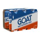 more on MOUNTAIN GOAT, GOAT LAGER 4.2% 6 PACK CANS 375ML