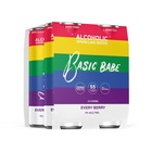 more on BASIC BABE EVERY BERRY SELTZER 4 PACK x 250ML CANS