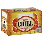more on MILLER CHILL WITH REAL BLOOD ORANGE  STB CARTON 24 STBS