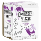more on SMIRNOFF PASSION FRUIT SELTZER 4 PACK x 250ML CANS