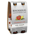 more on REKORDERLIG LOW SUGAR STRAWBERRY and LIME CIDER 4 x 330ml STUBBIES
