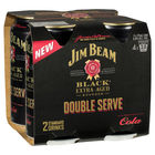 more on JIM BEAM DOUBLE SERVE BLACK and COLA 4 x 375ML CANS