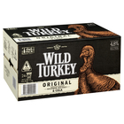 more on WILD TURKEY and COLA 5% 24 x 330ML STUBBIS
