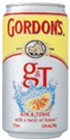 more on GORDONS GIN and TONIC 24 x 375ML CANS