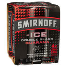 more on SMIRNOFF DOUBLE BLACK ICE GUARANA 4 x 250ml CANS