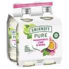 more on SMIRNOFF PURE PASSIONFRUIT LIME and SODA 4 x 330ML STUBBIES