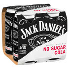 more on JACK DANIEL'S and COLA NO SUGAR 4 x 375ML CANS 