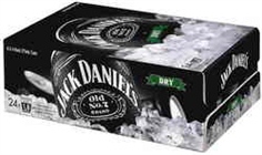more on JACK DANIELS and DRY 24 x  375ML CANS 