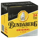 more on BUNDABERG and COLA 24 X 375ML CUBE