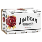 more on JIM BEAM and ZERO SUGAR COLA  6 x 375ML CANS