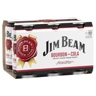 more on JIM BEAM and COLA 6 x 375ML CANS