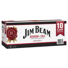 more on JIM BEAM and COLA 10 PACK 375ML CANS