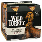 more on WILD TURKEY and COLA 5% 4 x 375ML CANS