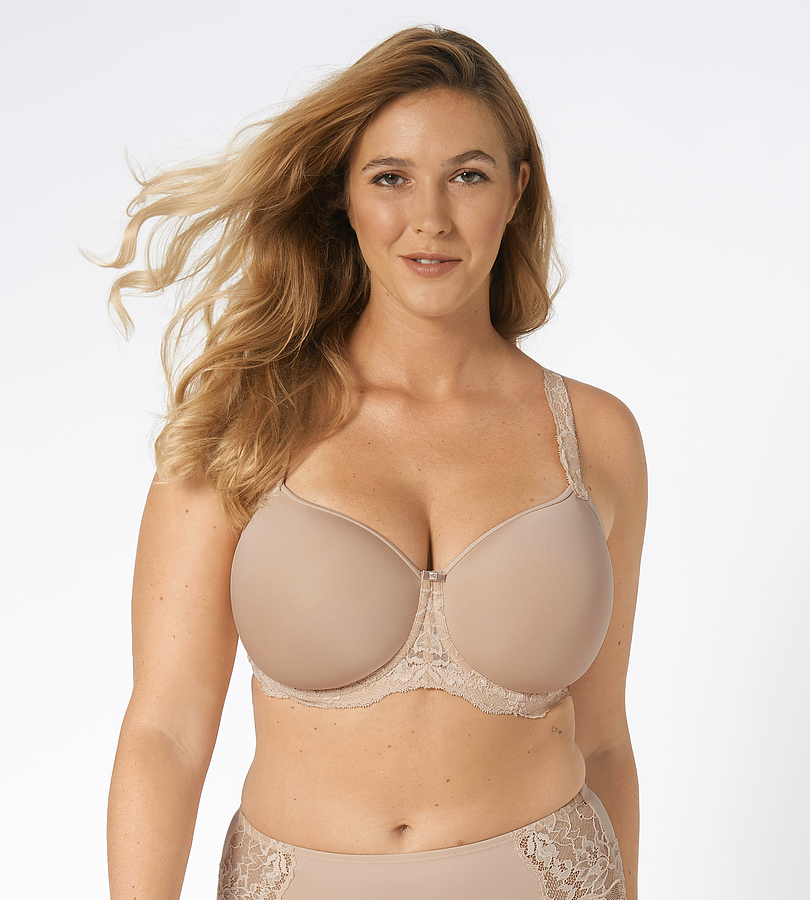 Amourette Charm Wired Padded Bra - Neutral Beige - Image 1