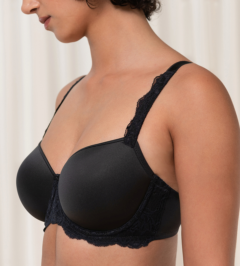 Amourette Charm Wired Padded Bra - Black - Image 2