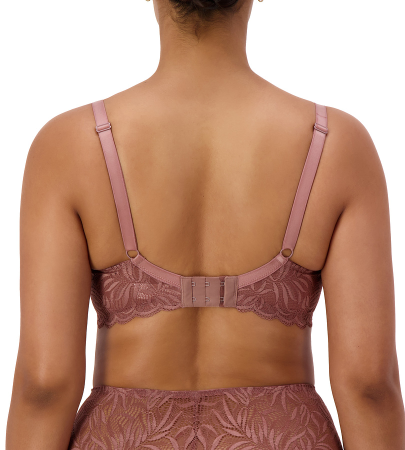 Essential Lace Wire Padded Balconette - Cacao - Image 4