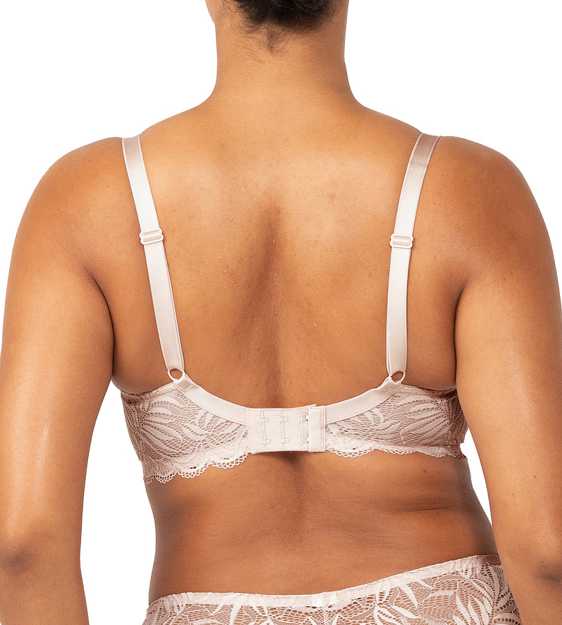 Essential Lace Wire Padded Balconette - Nude Pink - Image 3