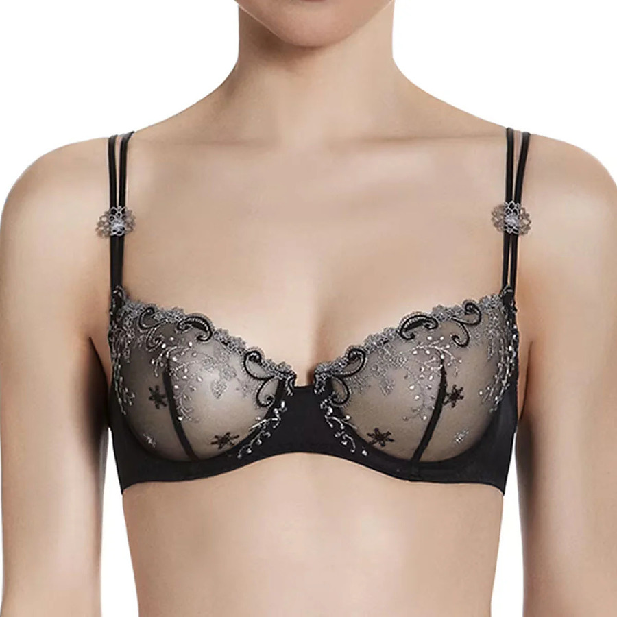 Delice Half Cup Bra - Gem Black - Image 1