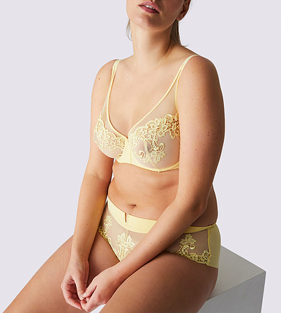 Saga Full Cup Plunge Bra in Lemonade *limited size, please call before ordering* - Image 3
