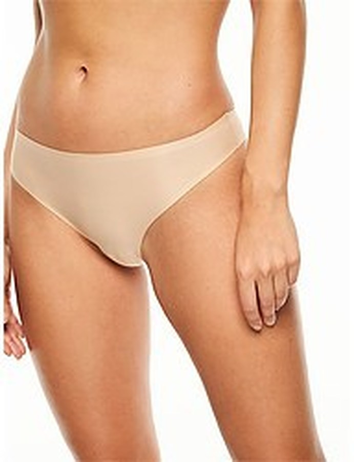 One Size SoftStretch Thong - Nude - Image 3