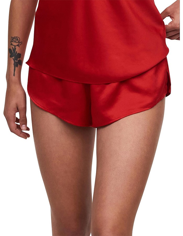 Passionata Niki Camisole and Shorts - Poppy Red - Image 3