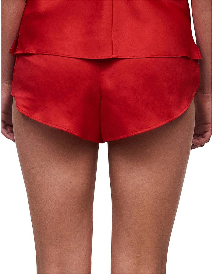 Passionata Niki Camisole and Shorts - Poppy Red - Image 4