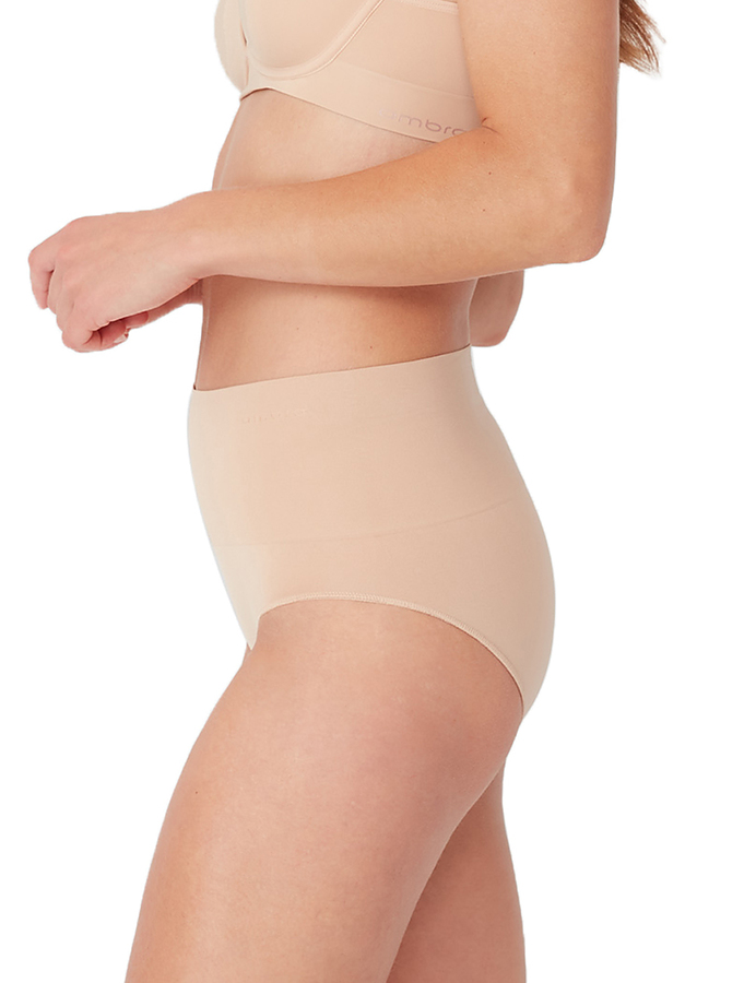 2 Pack Seamless Smoothies Full Brief - Rose Beige - Image 2