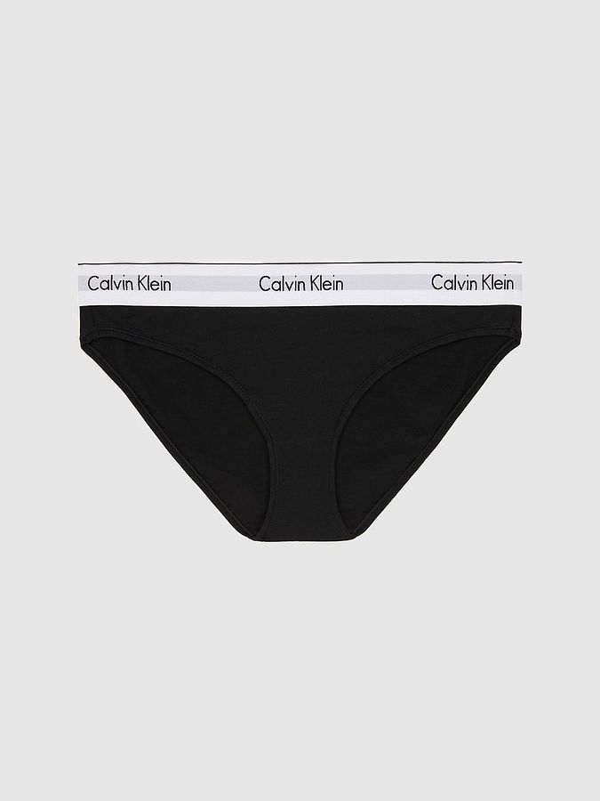 Modern Cotton Bikini - Black - Image 6