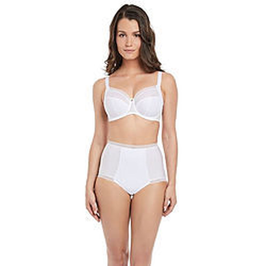 Fusion Full Cup Side Support Bra in White - Image 1