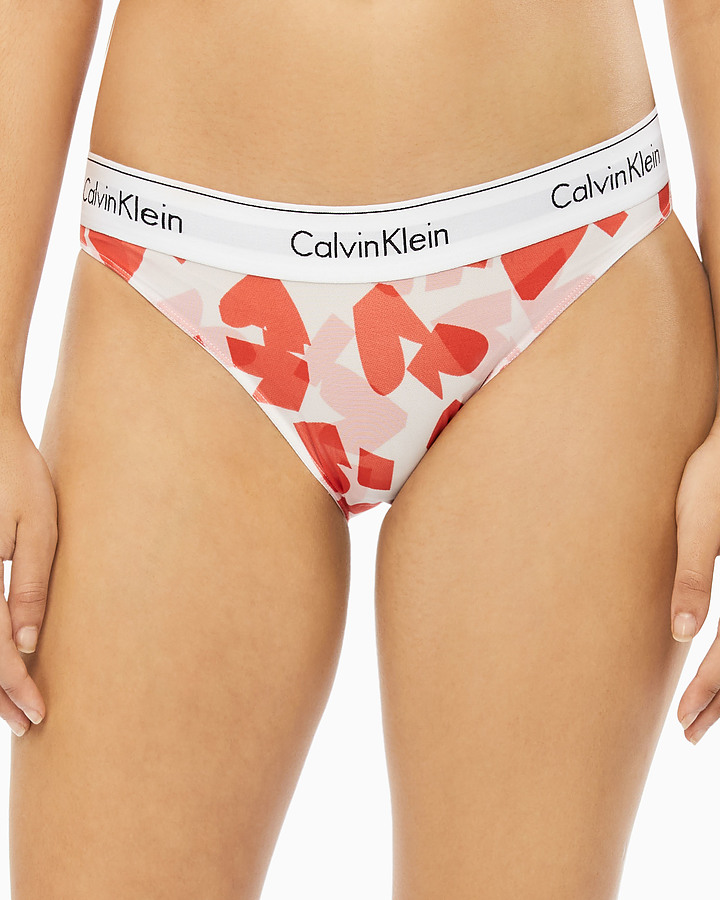 Modern Cotton V-Day Bikini - Folded Hearts Orange - Image 2