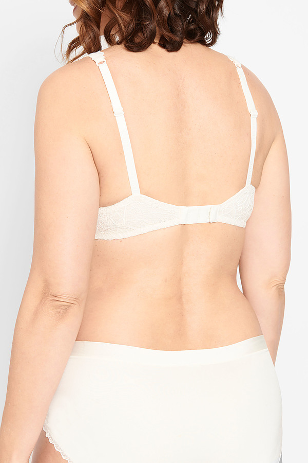 Barely There Lace Contour Bra - Ivory - Image 3