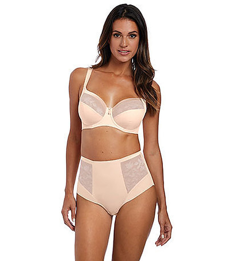Illusion Side Support Bra in Natural Beige - Image 2