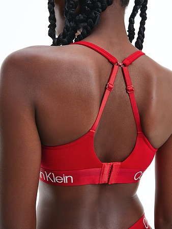 Modern Structure Triangle Bra - Rustic Red - Image 2