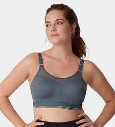 Triaction Control Lite Minimiser Sports Bra in Grey (Up to G Cup)