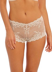 Embrace Lace Shorty + Naturally Nude and Ivory