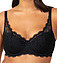 Essential Lace Wire Padded Balconette - Black - Image