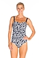 Maze Ruched Bandeau One-Piece - Image