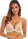 Embrace Lace Plunge Bra - Naturally Nude and Ivory - Image