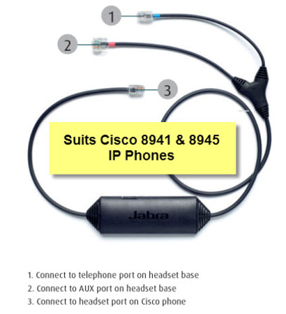 Jabra Link 14201-41 EHS Cable for Cisco